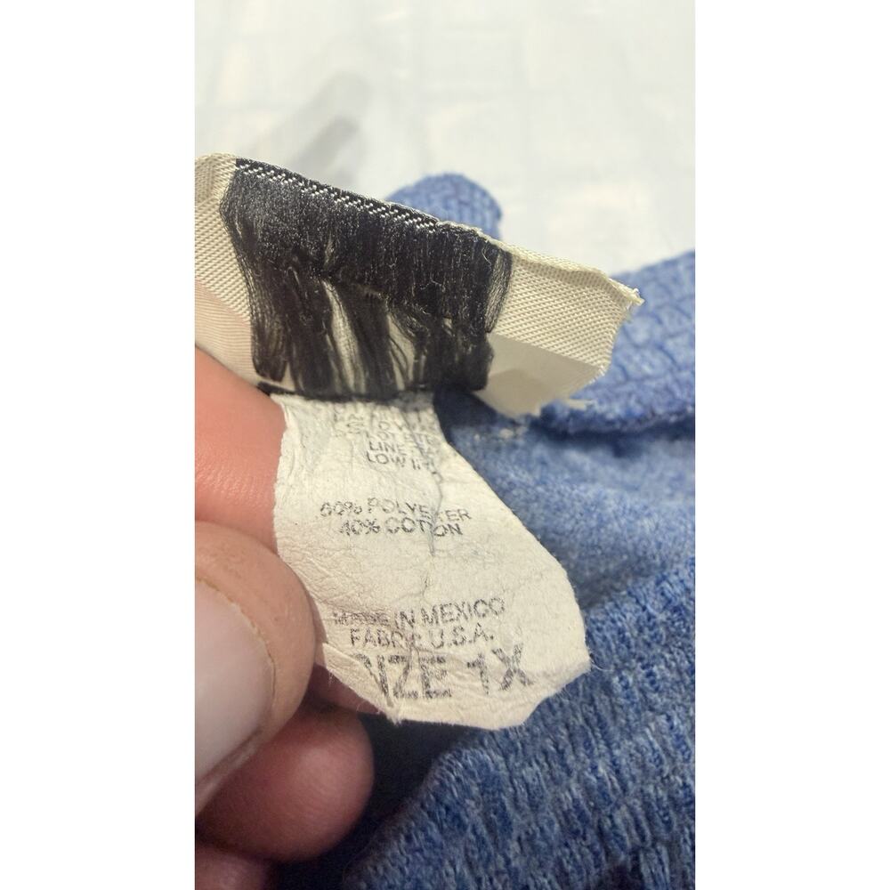 Vintage Blue Sweatpants Size XL 90’s Pull On Pants Teddi - Picture 4 of 9
